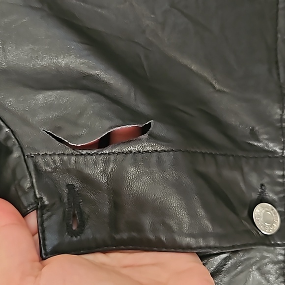 Zadig&VoltaireBase crinkle leather jacket - Picture 11 of 14